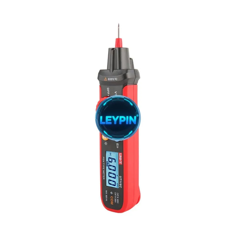 UNI-T UT118C Pen-Type Meter AC/DC 600V True RMS Two-Color Mold for Test Instrument     lexso