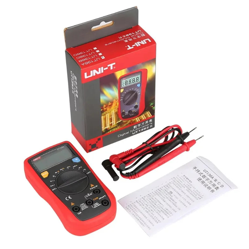 UNI-T UT136C 10A AC DC Unity Digital Multimeter Price Multimeter Specifications Circuit Measurement Multimeter Ohm Tester lexso