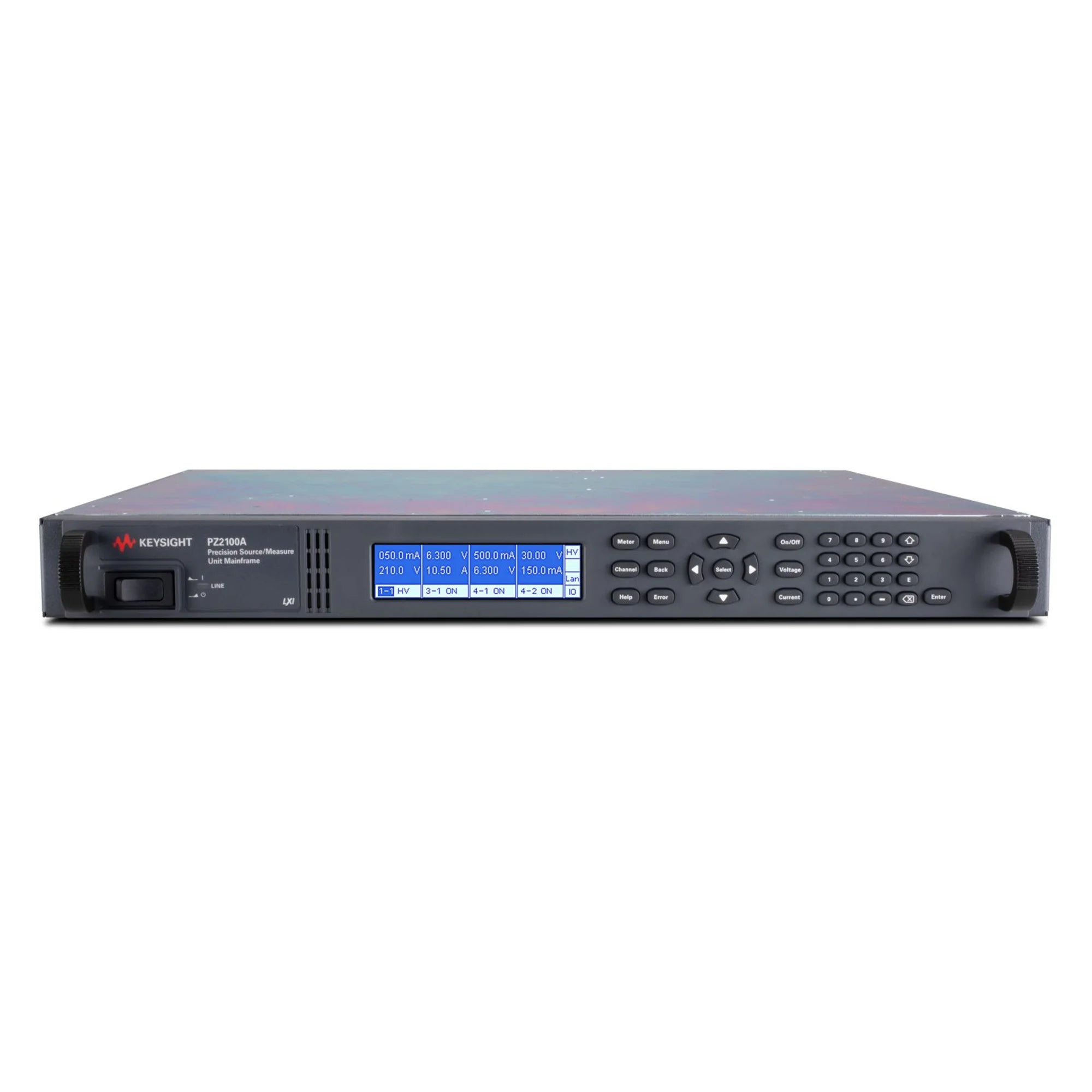 Keysight PZ2100A High-Density Precision SMU Mainframe (4-Slot, 1U)