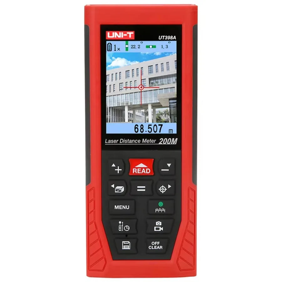 UNI-T UT398A Professional 200m Laser Distance Meters Lofting Test Levelling Instrument Multifunctional Laser Rangefinder    ytdi