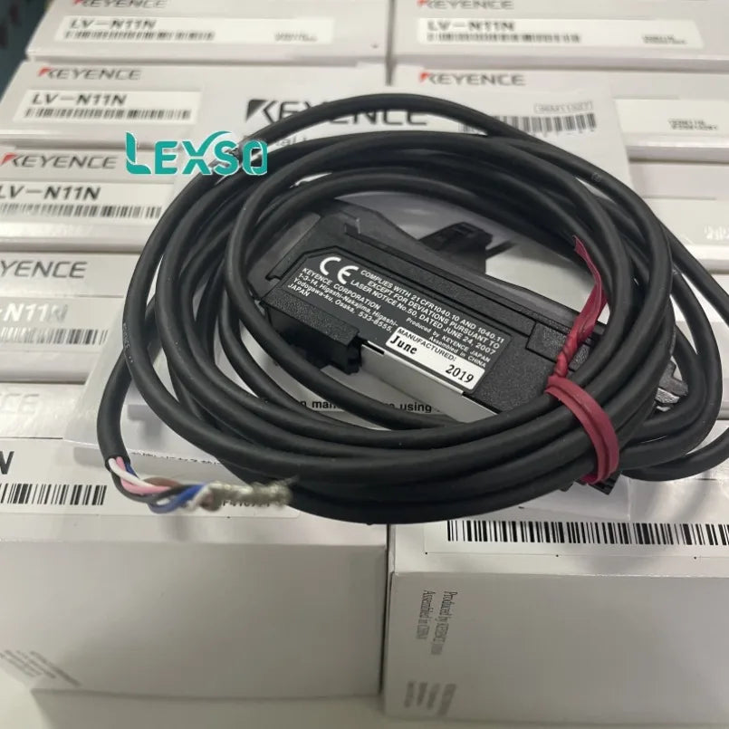KEYENCE LV-N11N LVN11N DIGITAL LASER SENSOR AMPLIFIER UNIT, CABLE TYPE, PLC NEW lexso