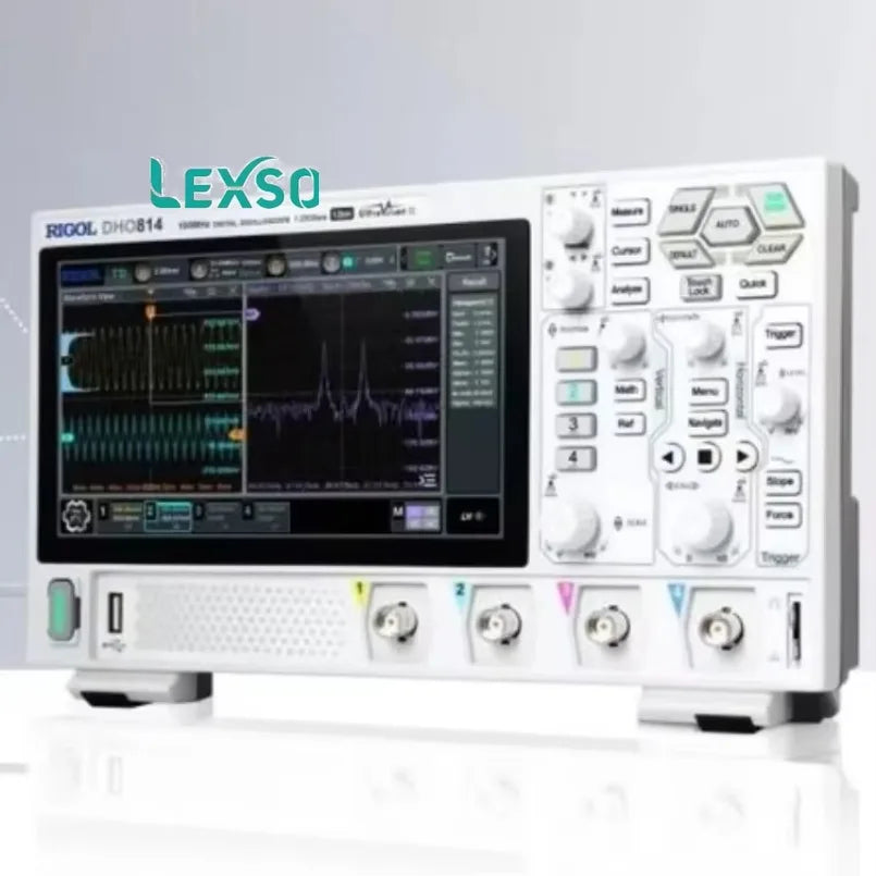 RIGOL DHO814 Premium Quad-Channel 100MHz High-Bandwidth Digital Oscilloscope 1.25 GSa/s Sample Rate 12-Bit Resolution  lexso