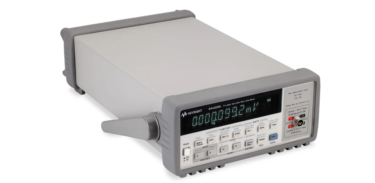 Keysight/Agilent 34420A 7.5 Digit Nanovolt/Micro-Ohm Meter Price Negotiable