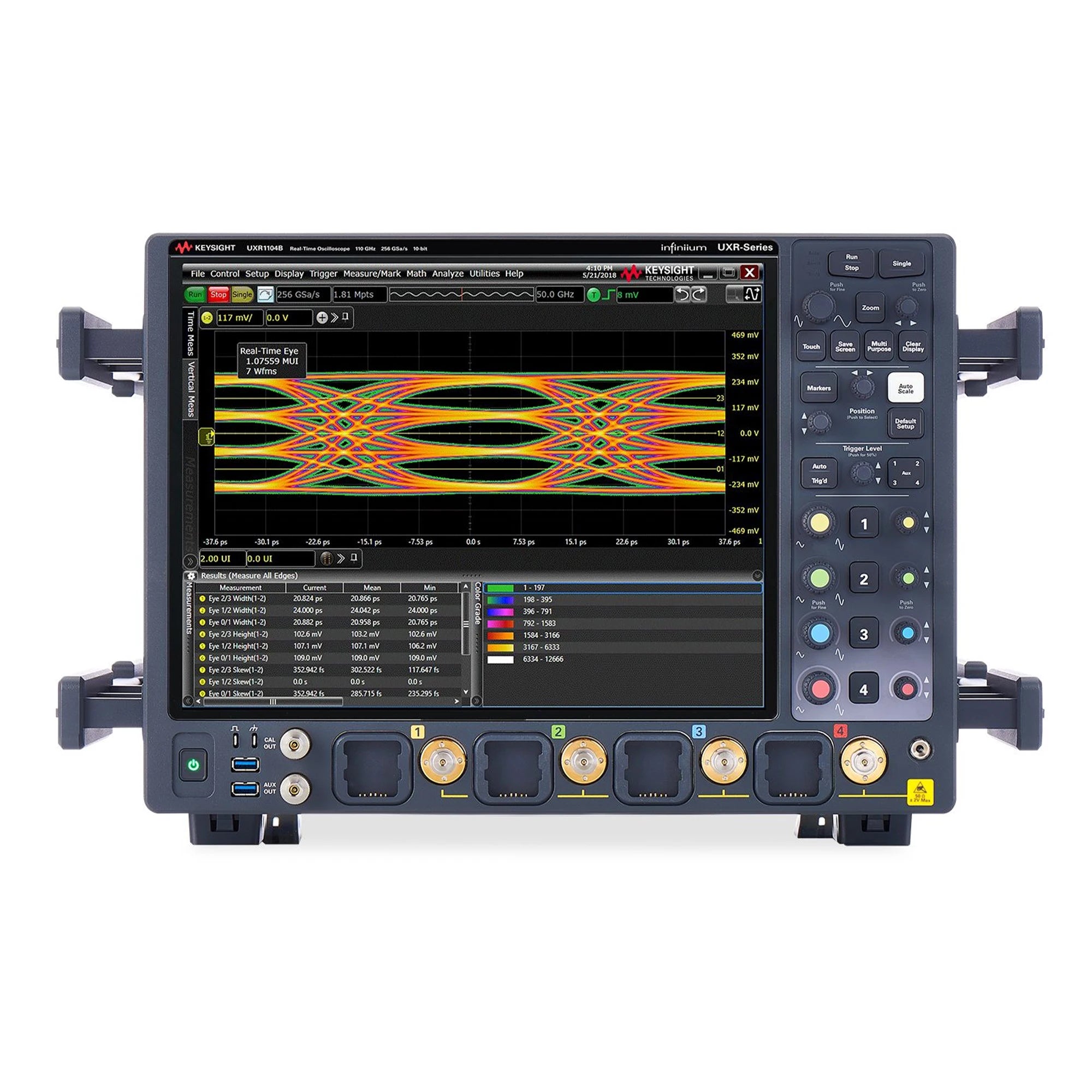 Keysight UXR1104B Infiniium UXR Series Oscilloscope: 110 GHz, 4 Channels