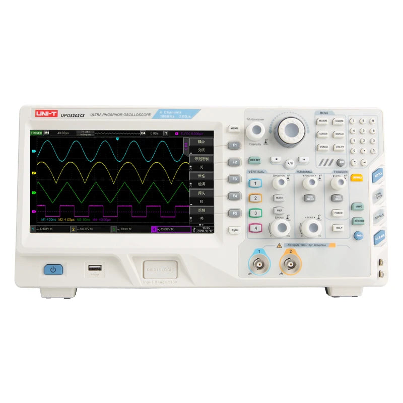 UNI-T UPO3202CS Digital Phosphor Oscilloscope Lcd Digital Oscilloscope Multimeter Tester Ac/dc lexso