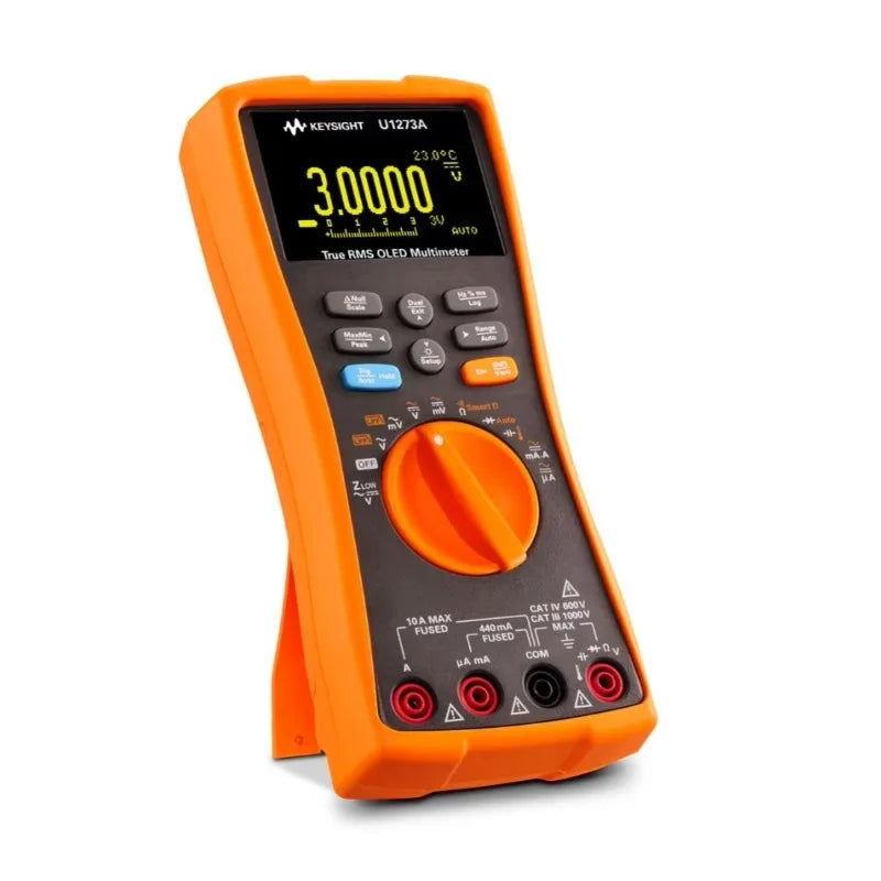 Keysight /Agilent U1273A Handheld Digital Multimeter, 4  Digit, IP54, OLED Display    ytdi