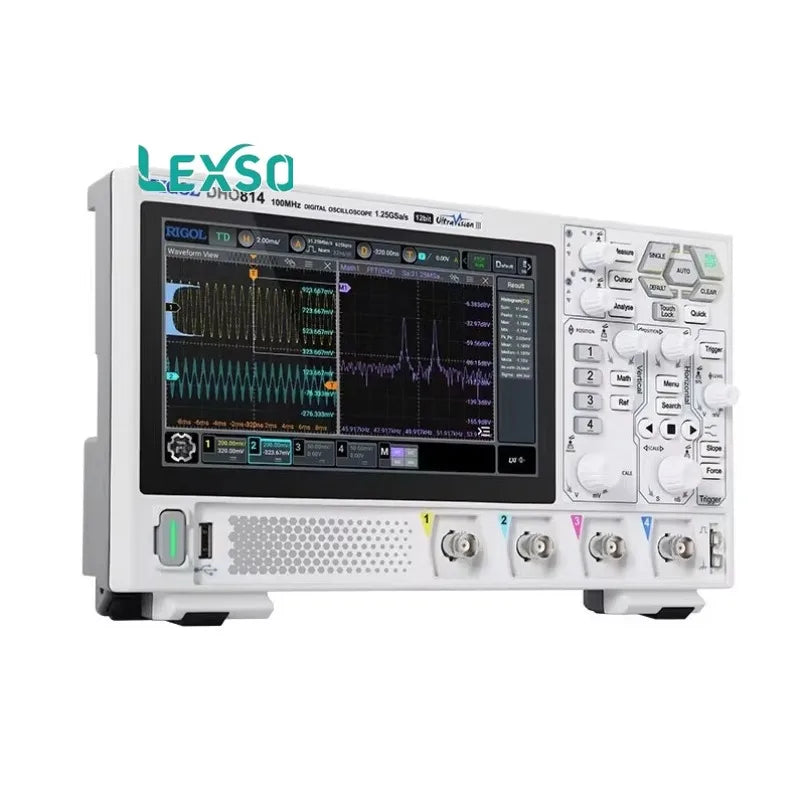 Rigol DHO812 100MHZ Digital Oscilloscope 12-bit High-resolution Display 2 Channels 1.25GSa/s Sampling Rate lexso