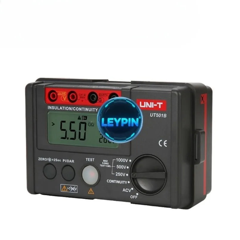 2017 High Quality Original UT501B Digital Insulation Resistance Tester WIth LCD Backlight Earth Tester      lexso