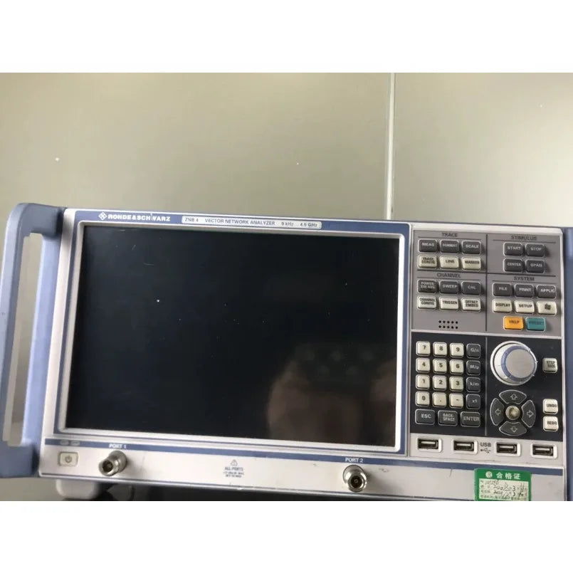 Rohde and Schwarz ZNB4 Vector Network Analyzer, 2 ports, 9kHz - 4.5GHz, N(f) connectors     ytdi