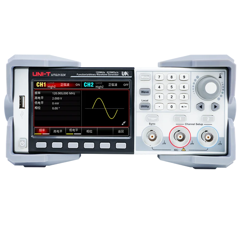 UNI-T UTG2062X 60Mhz 2 Channel Function/Arbitrary Waveform Signal Generator 1.25GSa/s 64Mpts lexso