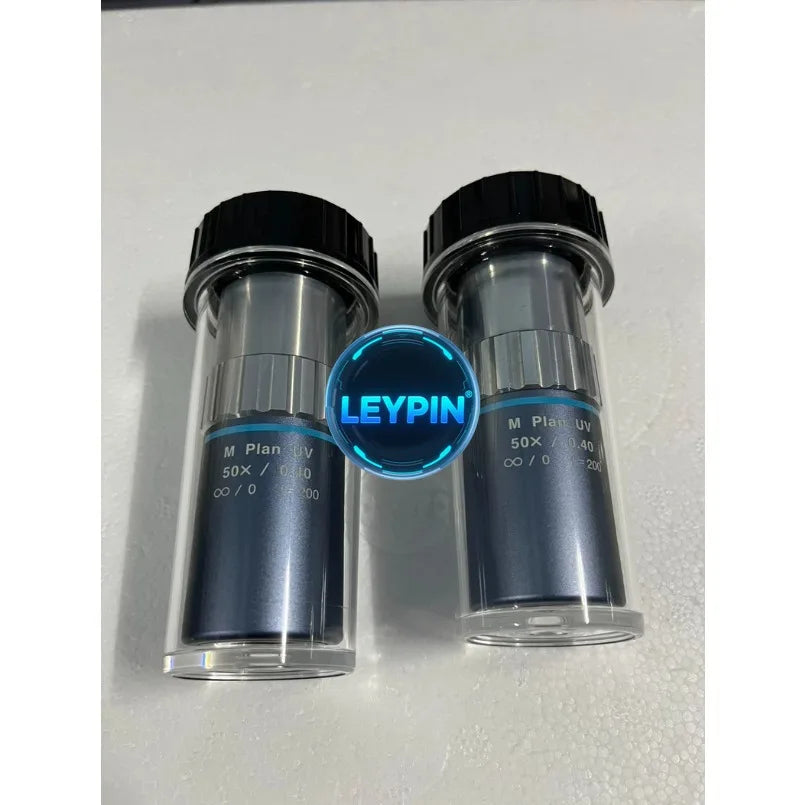 1PCS Mitutoyo M Plan UV 50X/0.40 Microscope Objective DHL Shipping   lexso