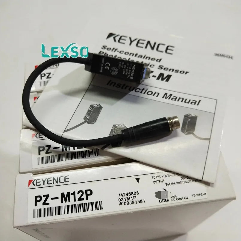 PZ-M12P Sensors Keyence Photoelectric Sensors Reflective M8 Connector PNP Output in Stock lexso