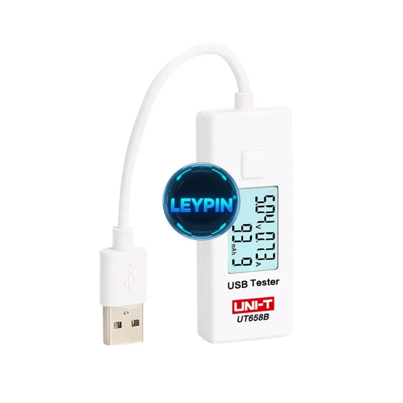 UNI-T UT658B USB Tester Voltage Current Usb Voltage Current Tester Digital Current Voltage Testers U Disk     lexso