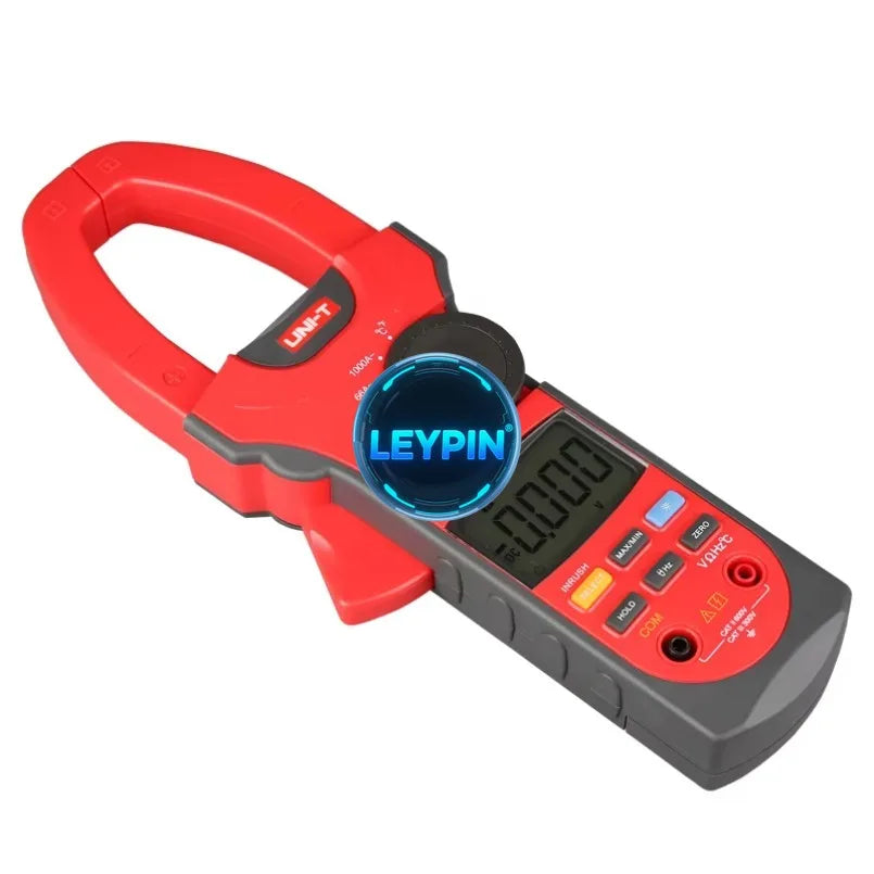 UNI-T UT208 Digital Clamp Meter Multimeter AC DC Voltage Amp Ohm Temp Tester     ytdi