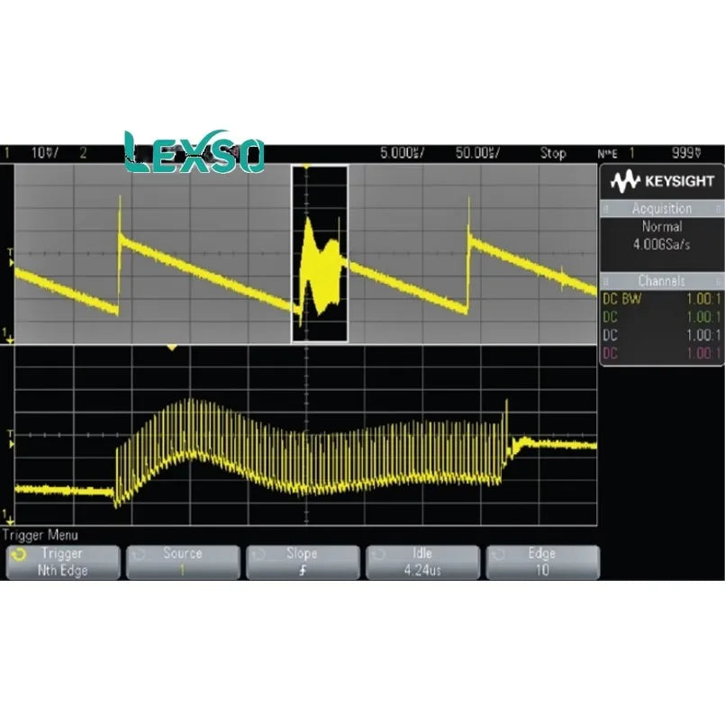 Keysight MSOX3104A Mixed Signal Oscilloscope: 1 GHz, 4 Analog and 16 Digital Channels lexso