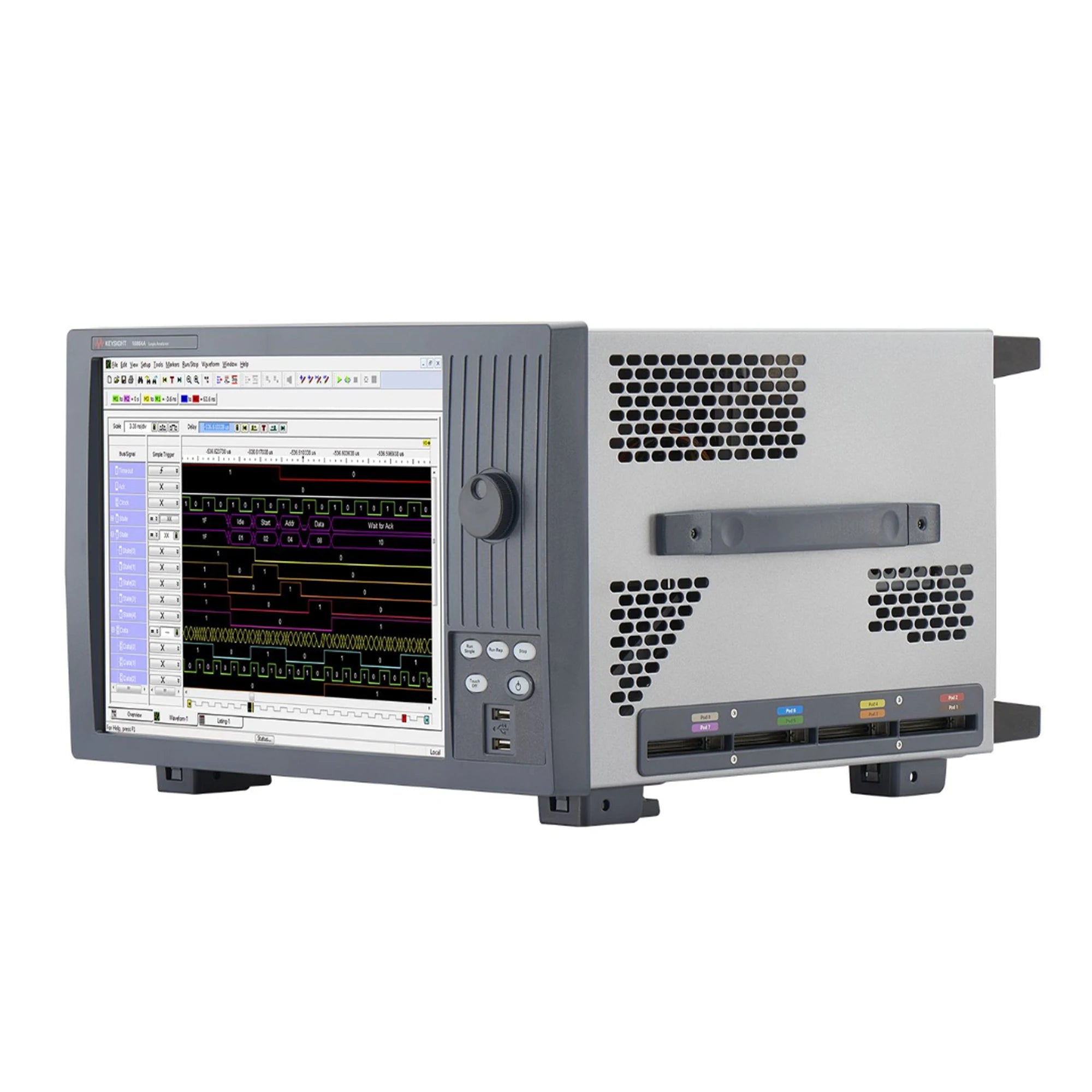 Keysight 16864A 136-channel Portable Logic Analyzer 136 Channels 350 MHz State 12.5 GHz Timing Scaling 2.5GHz Timing