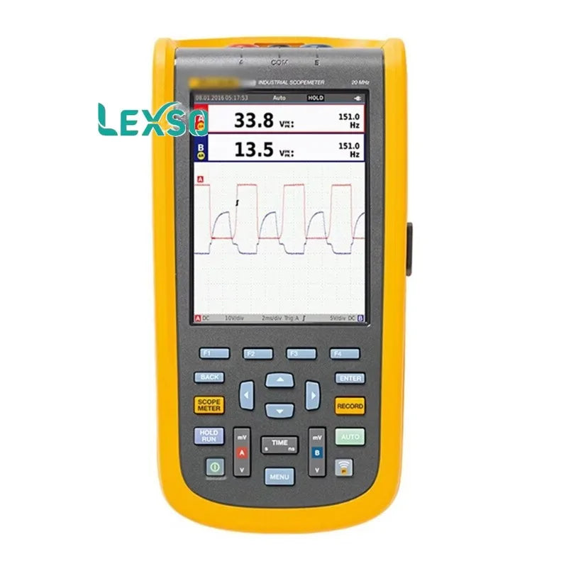 124B Industrial for Handheld Electrical Instrument 40MHz 2 Channel True RMS Multimeter Recorder CAT IV 600V  lexso