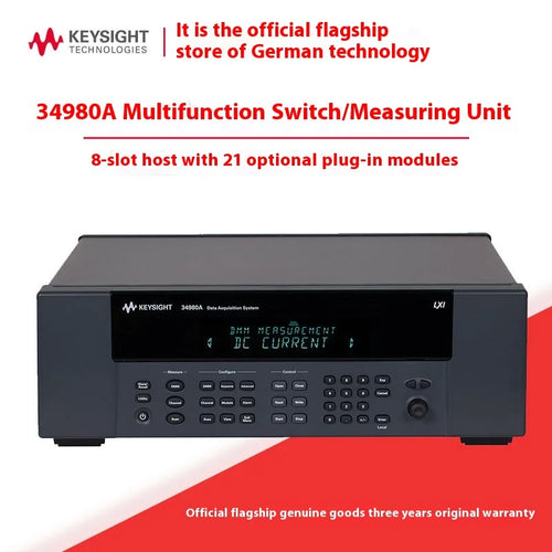Keysight 34980A Electronic Data Acquisition System 8 Slot Host/Module High Precision Measuring Instrument