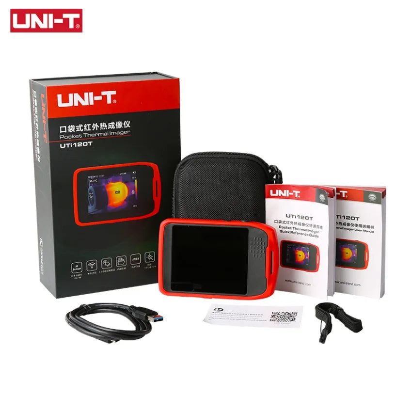 UNI-T UTi120T Industrial Mini Thermal Imager -20~400C PC Software for Data Analysis and Report Output    ytdi