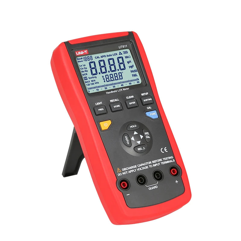 UNI-T UT611 Handheld Portable Inductance Meter Capacitance Resistance Tester Digital LCR Meter Digital Maintenance Electronics lexso
