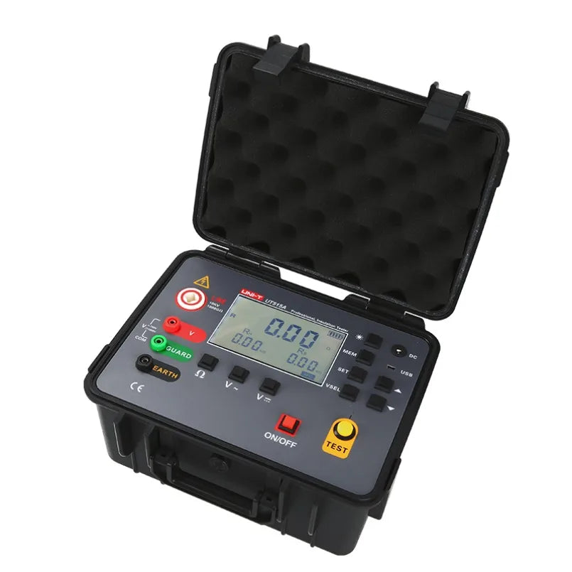 UNI-T UT515A AC and DC Voltage Measurement LCD Backlight Data Storage High Voltage Insulation Resistance Tester lexso