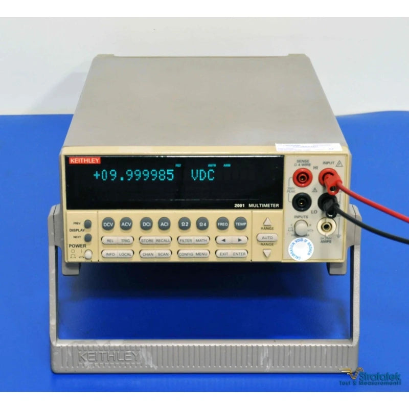 Keithley 2001 Multimeter 7.5 Digit DMM NIST Calibrated 7 1/2 Digit Meter    ytdi