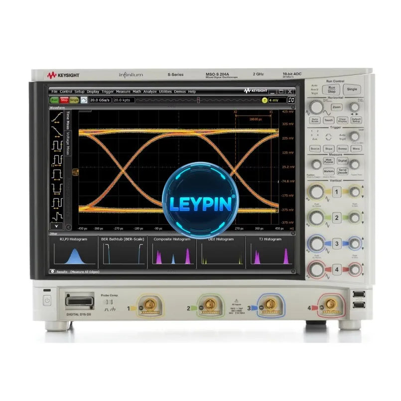Keysight MSOS204A HD Oscilloscope: 2 GHz, 4 Analog Channels Plus 16 Digital Channels Maximum Sampling Rate 20 GSa/sec    lexso