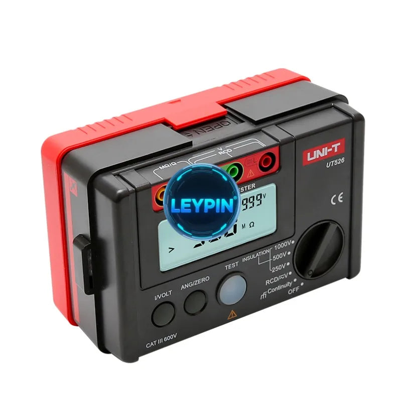 UNI-T UT526 Multi-function Electrical Tester Phase Conversion Insulation Ground Resistance Test Resistance Meters     lexso