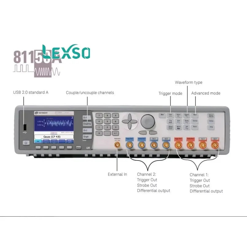 Keysight 81150A Pulse Function Arbitrary Signal Noise Generator Pulse Frequency 330 Mhz And Sine Frequency 500 Mhz ytdi