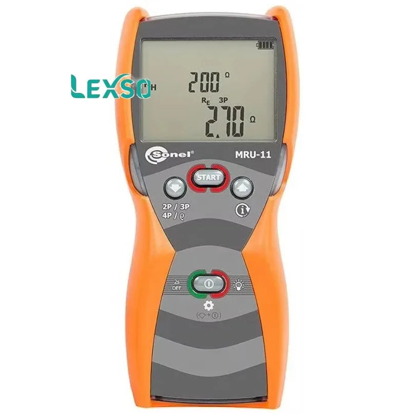 Sonel MRU-11 Earth Resistance and Soil Resistivity Meter with -10 to +50C Operating Temperature Range    lexso