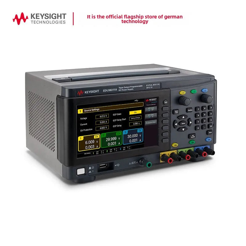 Keysight Smart Bench Essentials DC Power Supply Model EDU36311A 90W Triple Output 7\" Display USB/LAN for Test Instruments   ytdi
