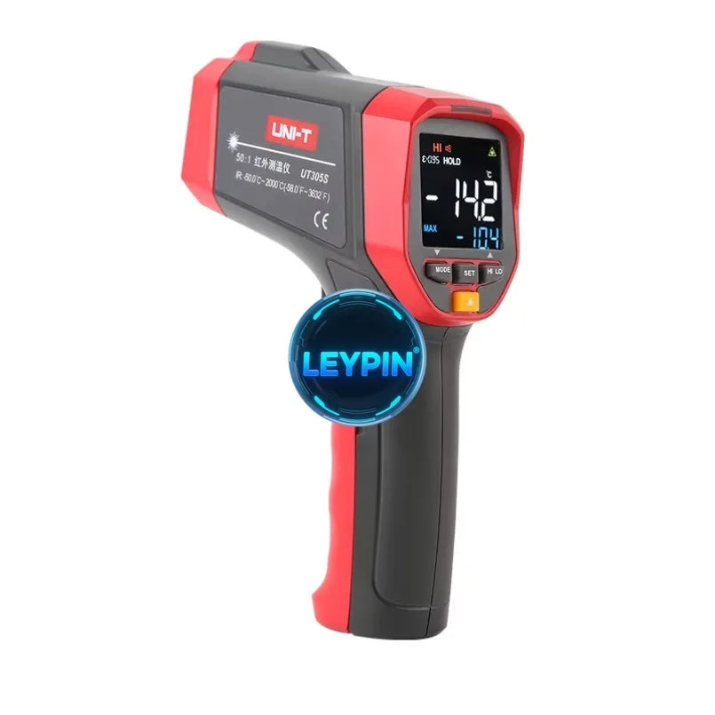 UNI-T UT305S Professional Infrared Thermometer Measure Temperature by Laser,Data Hold LCD Backlight      lexso