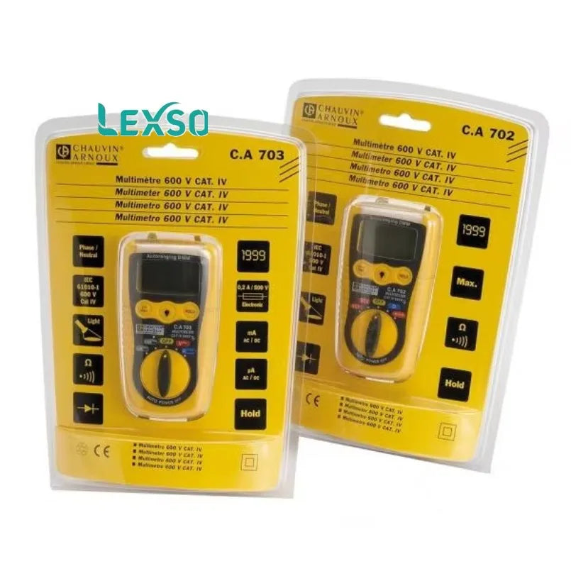 Chauvin Arnoux CA 703 Pocket Digital Multimeter 600V Cat. IV/1.000V Cat. III   lexso