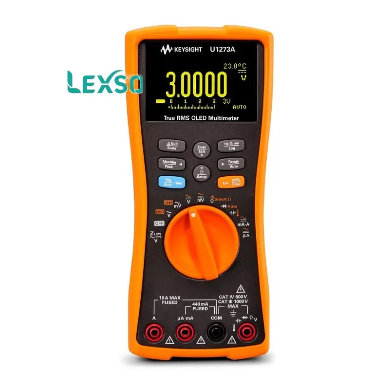 Keysight U1273A Handheld Digital Multimeter 4 1/2 Digit IP54 OLED Display   ytdi