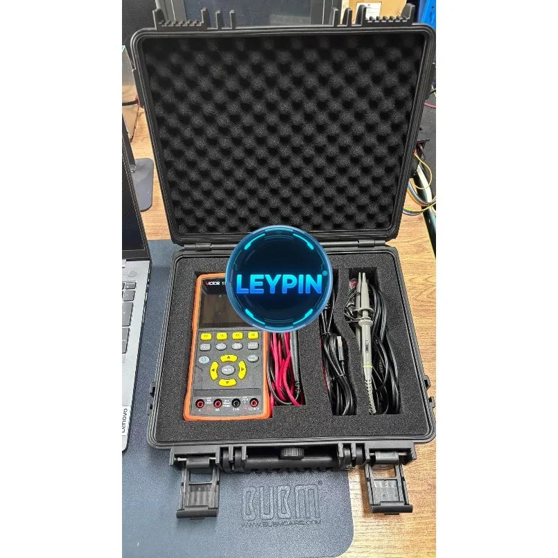 VICTOR 152S 50MHz Handheld Dual Channel Oscilloscope Multimeter 3.2" Color Screen, Signal Generator, Waveform Storage    ytdi