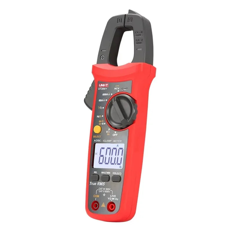 UNI-T Clamp Meter UT204 Plus Digital Tester Professional Voltmeter Pliers Ammeter Electric Multitester UT204+ lexso