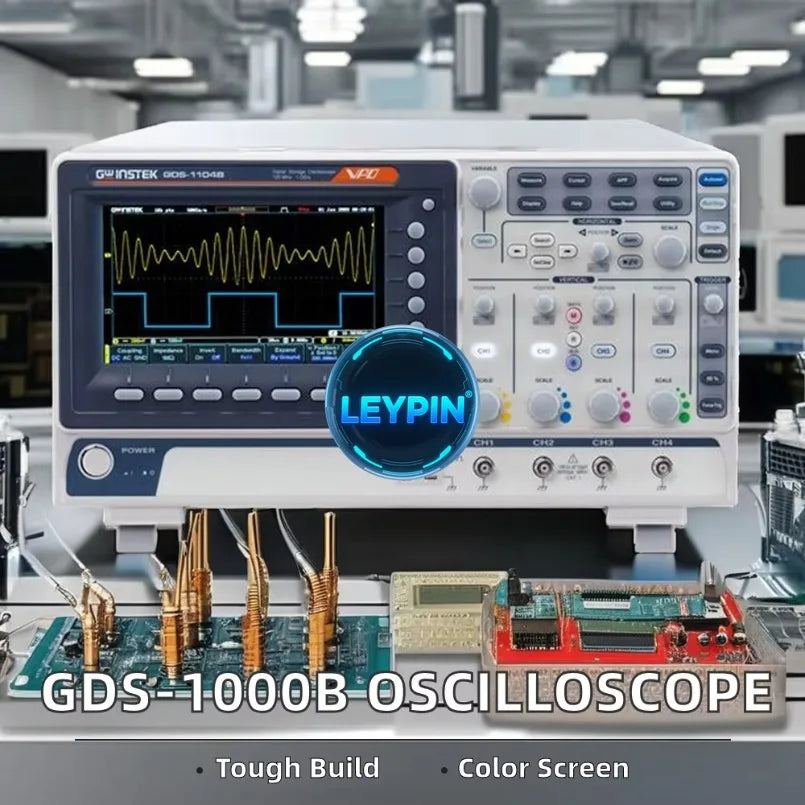GWinstek GDS-1104B 4-Channel 100MHz Digital Storage Oscilloscope     lexso