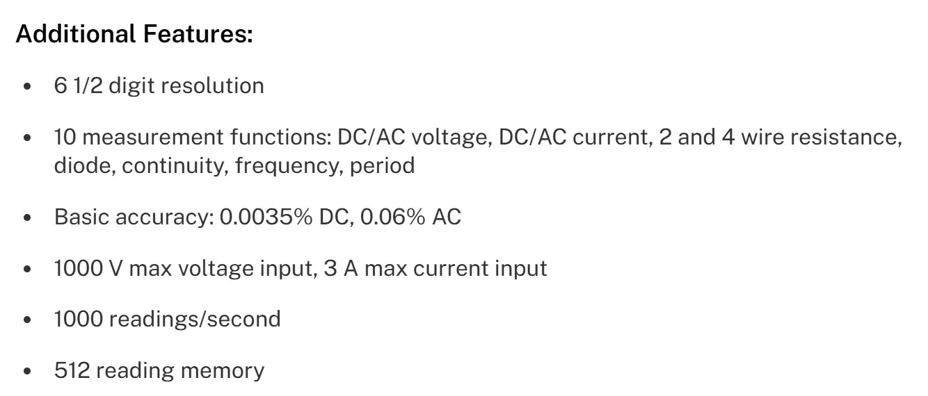 34401A Agilent Multimeter second-hand