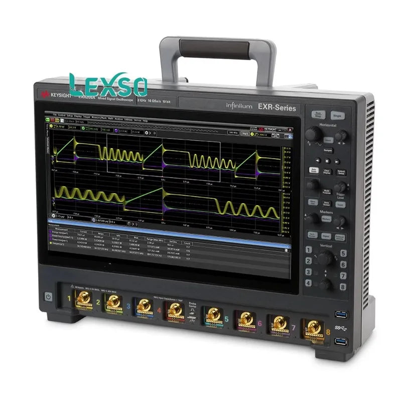 Keysight EXR208A   EXR Series Oscilloscope 2 GHz 8 Channels Maximum Memory Depth 1.6 Gpts 1 Month Warranty lexso