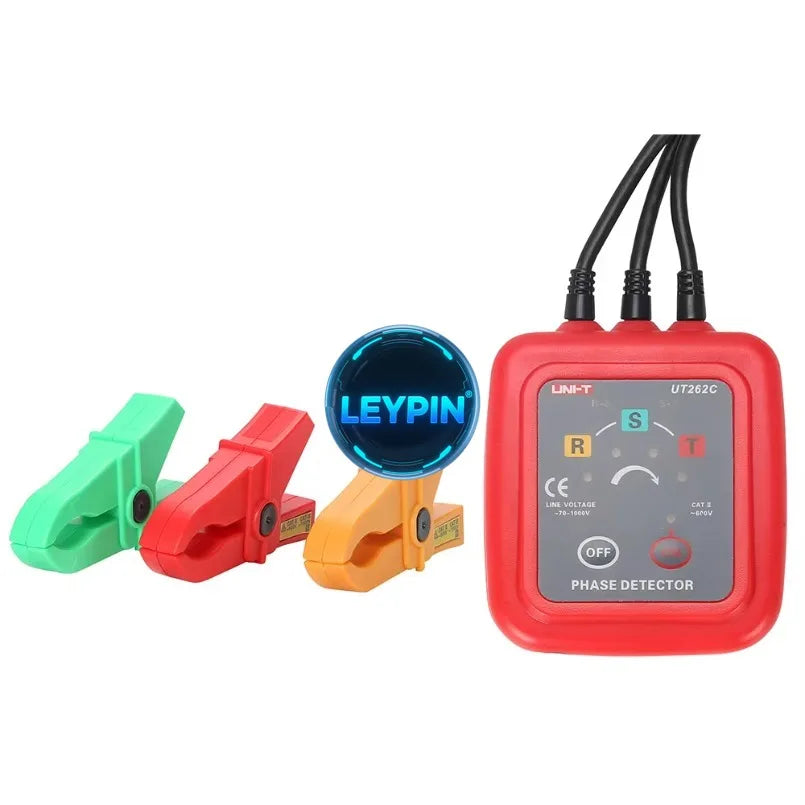 UNI-T UT262C 1000V Non-Contact Phaser Line Breakpoint Phase Loss Detection 3 Phase Sequence Rotation Detectors  lexso