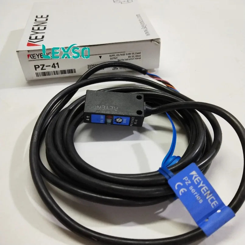 NEW KEYENCE NPN Square Reflective Cable PZ-41 Photoelectric Sensors in Stock lexso