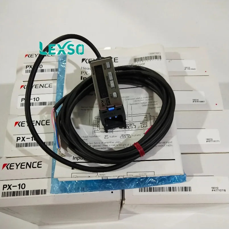 Genuine NPN Output Amplifier Unit PX-10 PX Series Heavy-duty Photoelectric Sensors New Keyence lexso