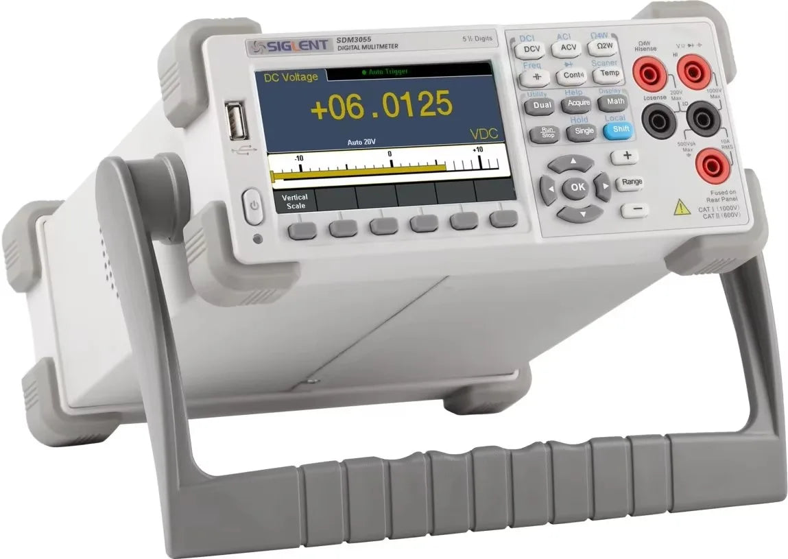 Siglent SDM3055 5.5 Digit Digital Multimeter High Precision Bench Top DMM with USB and LAN Interface