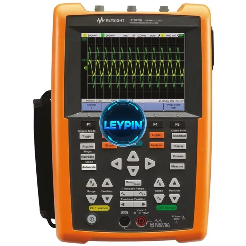 Keysight U1620A 200MHz Handheld Digital Oscilloscope with 100MHz Bandwidth Original Sampling Rateytdi    ytdi