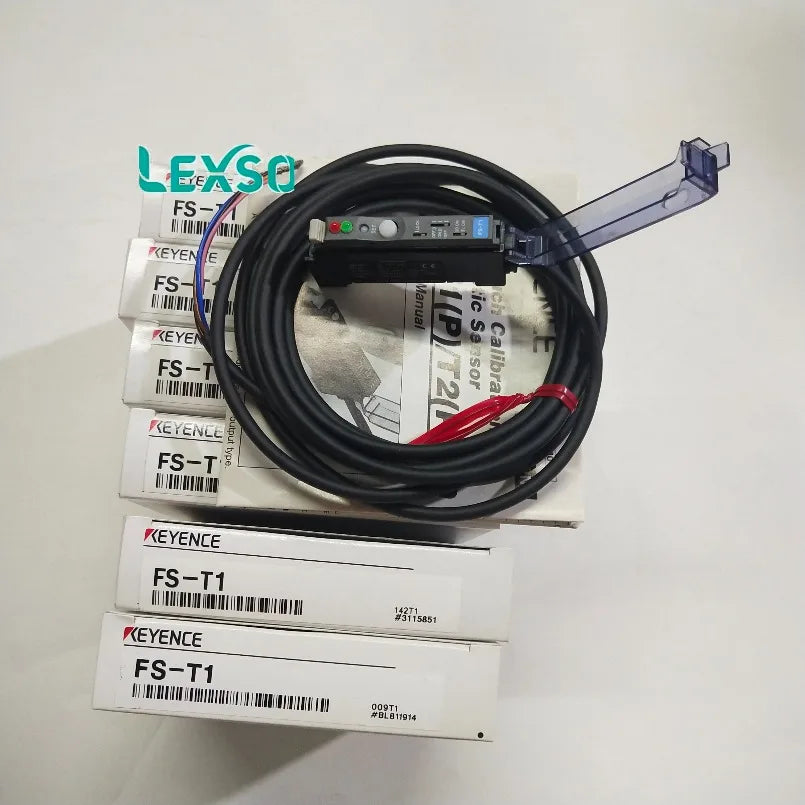 Single Line System Optical Fiber Sensor Switch Amplifier Cable Type Main Unit Keyence FS-T1 lexso