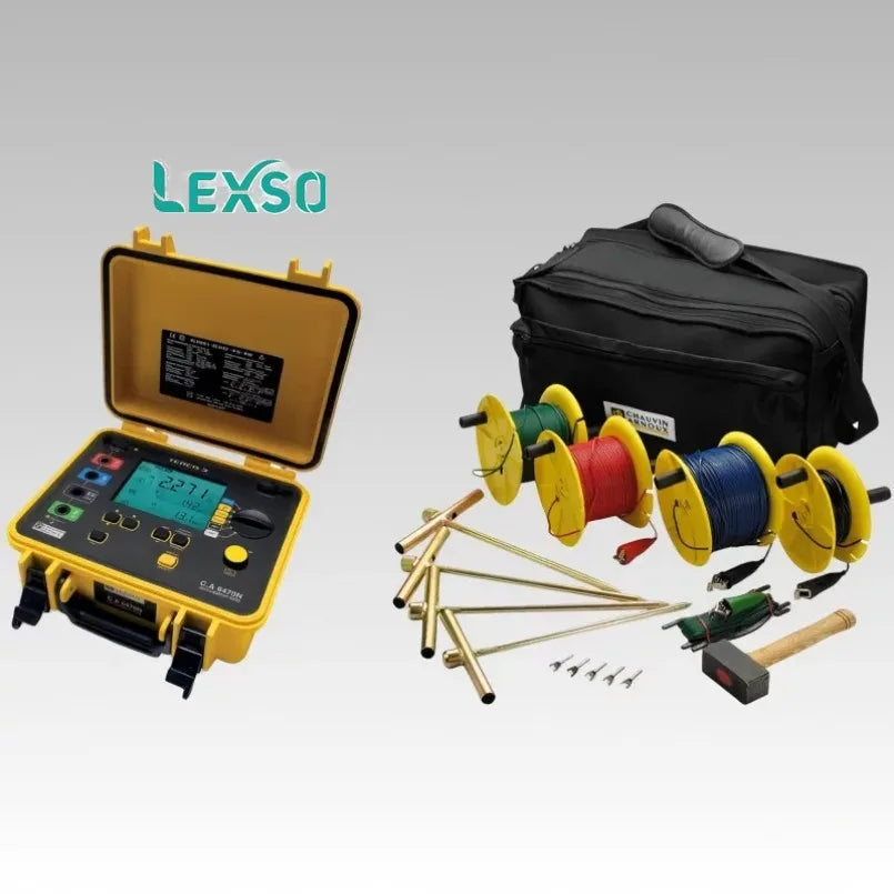Chauvin Arnoux Ca6470n Digital Multifunctional Earth Resistance Tester Measuring  Analysing Instruments   lexso