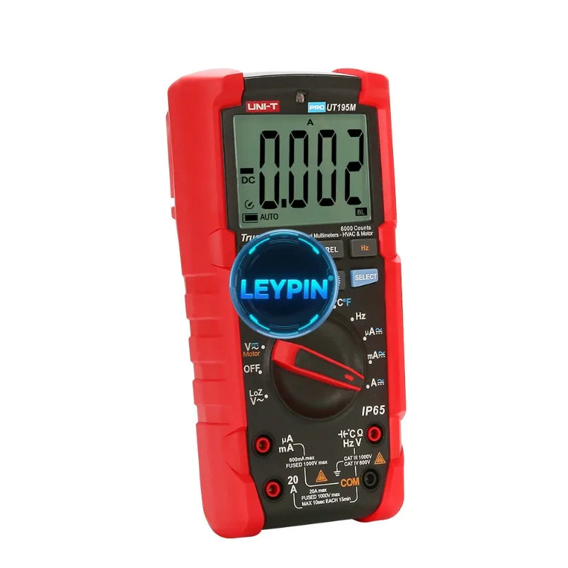 UNI-T UT195M Industrial Waterproof True RMS Digital Multimeter Flashlight Temperature Measurement Best Multimeter  lexso