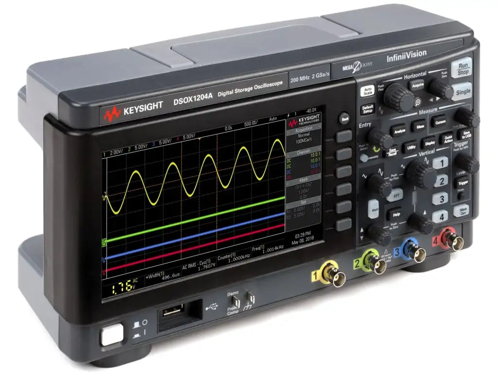 Keysight DSOX1204A  Digital Oscilloscope  70 MHz   4 Channels  Brand New in Stock   ytdi