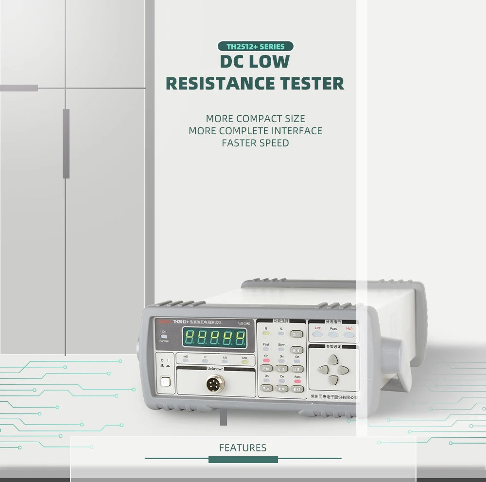 Tonghui TH2512+ TH2512A+ TH2512B+ DC Low Resistance Tester  ytdi