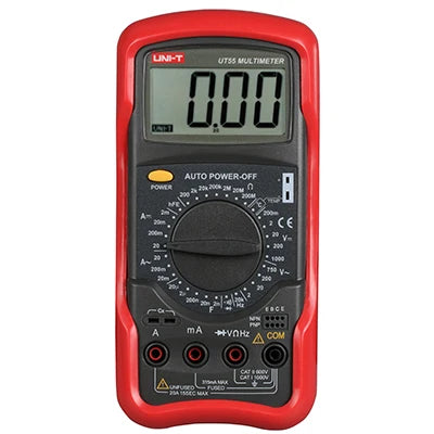 Unit-T Ut55 High Voltage Ammeter Intelligent Temperature Capacitance Tester Electronic Maintenance Digital Industrial Multimeter lexso